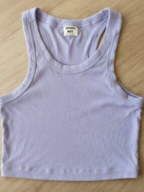 Sunday Best Ribbed Racerback Tank Top Size Small